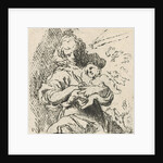 Woman with child in arms by Caspar Jacobsz. Philips