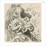 Woman with child in arms by Caspar Jacobsz. Philips