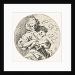 Woman with child in arms by Caspar Jacobsz. Philips