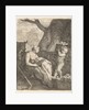 Seated woman and child by Matheus Moysesz. van Wtenbrouck