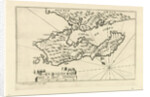 Map of the island of Corfu Greece by Jacob Peeters