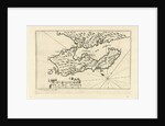 Map of the island of Corfu Greece by Jacob Peeters