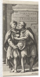 Title page for a treatise on friendship in ancient society by Abraham Bloteling