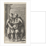 Title page for a treatise on friendship in ancient society by Abraham Bloteling