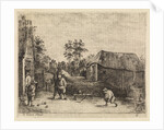 Farmers play bocce by Philippe Lambert Joseph Spruyt
