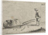 Man with a wheelbarrow by Anonymous
