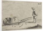 Man with a wheelbarrow by Anonymous
