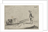 Man with a wheelbarrow by Anonymous