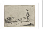 Man with a wheelbarrow by Anonymous