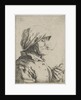 Old woman smokes a pipe by Jan Lauwryn Krafft I