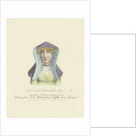 Bust of a girl in traditional costume A by Evert Maaskamp