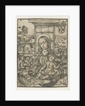 Mary and child with parrot by Martin Schongauer