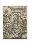 Mary and child with parrot by Martin Schongauer