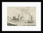 Castle on the coast by Bonaventura Peeters I