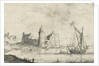 Castle on the coast by Bonaventura Peeters I