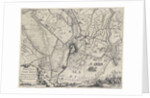 Map of siege and conquest of Sas van Ghent, 1644 by Dirk Stoop