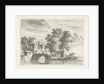 Village view with stone bridge by Anthonij van der Haer