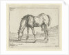 grazing horse left by Jan Dasveldt