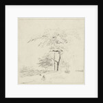 Study with man on trunk by Hermanus Fock