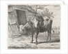 Trekos with yoke for the stable by Jacobus Cornelis Gaal