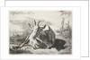 Lying goat, left by Jacobus Cornelis Gaal