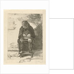 Artist in an interior by Gerrit Lamberts