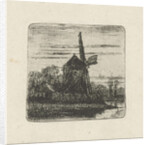 mill on a river by Jan van Lokhorst