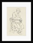 Seated man in an armchair by Anthonie Willem Hendrik Nolthenius de Man