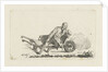 Man sitting in a wheelbarrow by Anthonie Willem Hendrik Nolthenius de Man