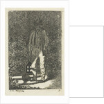 Man with a lantern by Anthonie Willem Hendrik Nolthenius de Man