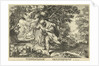 Teiresias stores in a forest two mating snakes by Workshop of Hendrick Goltzius
