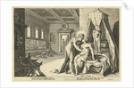 Apollo seduces Leucothe by Robert de Baudous