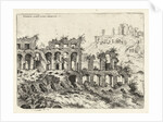 View of the Colosseum and the Palatine by Hieronymus Cock