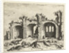 View of the ruins of the Basilica of Constantine by Hieronymus Cock