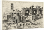 View of the Temple of Romulus and the Basilica of Constantine by Hieronymus Cock