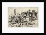 View of the Temple of Romulus and the Basilica of Constantine by Hieronymus Cock