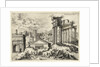 View of the ruins of the Roman Forum seen from the Capitol by Hieronymus Cock