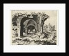 View of ruins in Rome, Italy by Hieronymus Cock