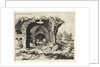 View of ruins in Rome, Italy by Hieronymus Cock