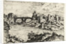 View of the bridge of Fabricius in Rome, Italy by Hieronymus Cock