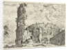First sight of the Colosseum in Rome, Italy by Hieronymus Cock