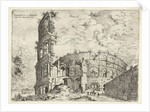 First sight of the Colosseum in Rome, Italy by Hieronymus Cock
