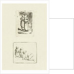 A man and two boys playing marbles by Marie Lambertine Coclers