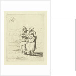 Study Sheet with family with two children by Marie Lambertine Coclers