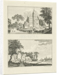 Castle Poelwijk in Oud Zevenaar and House Rijswijk in Groessen by Paulus van Liender