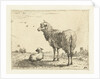 Ewe with lamb by Karel Dujardin