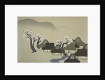 Village with Cherry Blossoms by Sekka Kamisaka