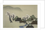 Village with Cherry Blossoms by Sekka Kamisaka