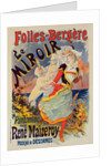 Poster for les Folies-Bergère Le Miroir by Jules Chéret