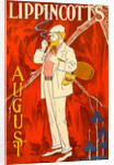 American poster for le Revue Lippincott's Magazine August by William L. Carqueville